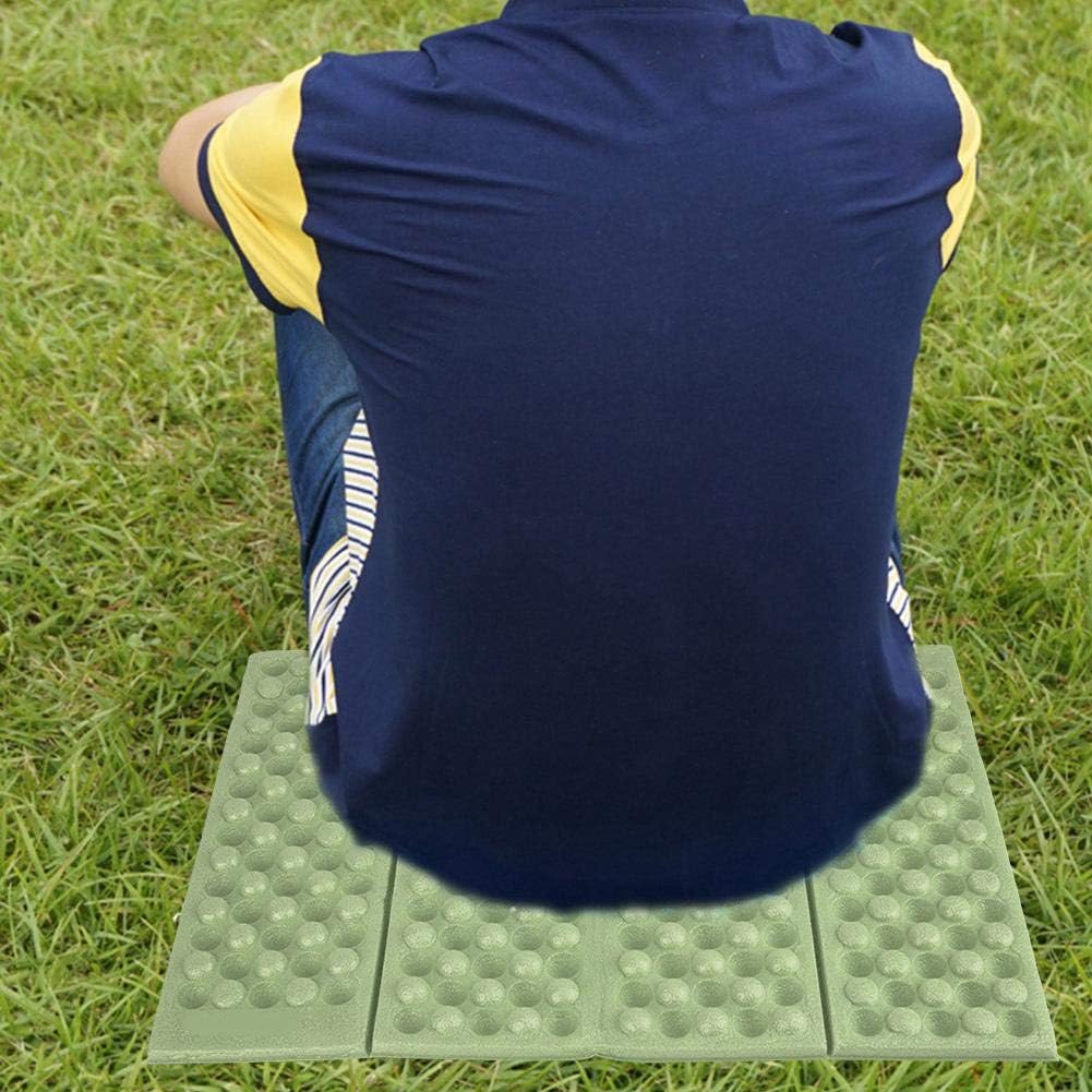 Demeras Alfombrilla de camping XPE plegable Cuchion para asiento a prueba de humedad a prueba de humedad, mini almohadilla de asiento de espuma para