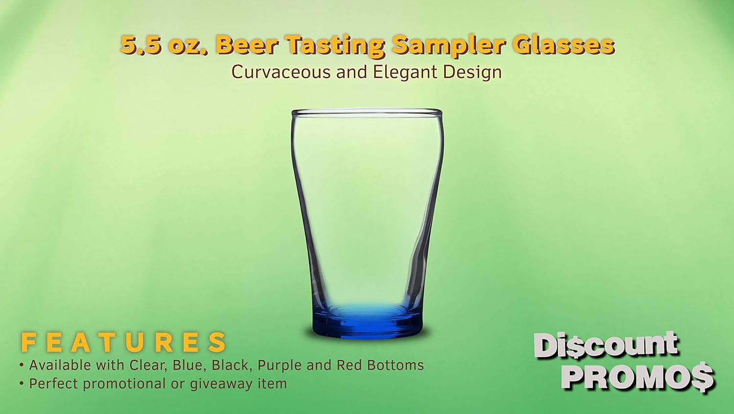 DISCOUNT PROMOS Juego de 10 vasos de chupito de 5.5 onzas, paquete a granel, ideal para bodas, fiestas, cumpleaños, eventos, color azul