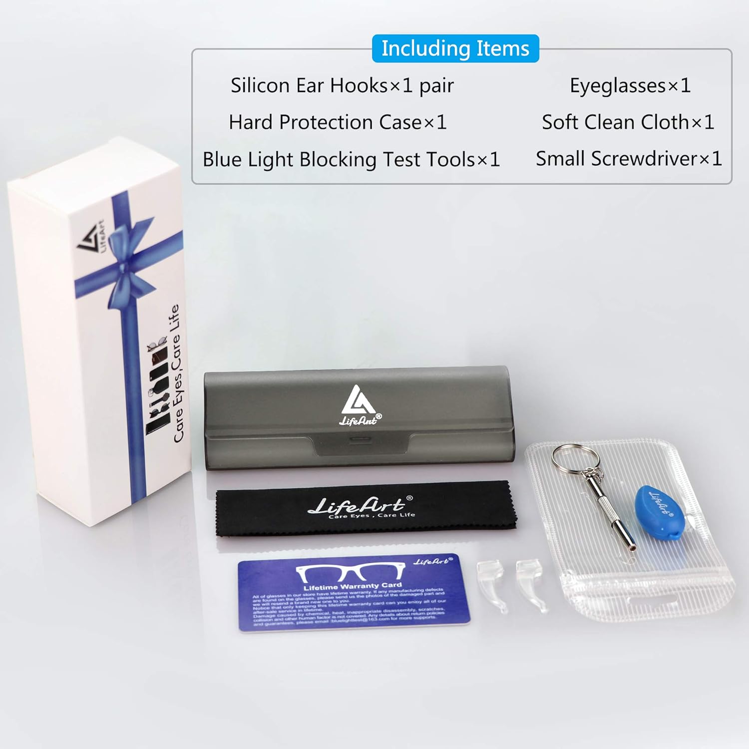 LifeArt – Anteojos para hombres y mujeres, con bloqueo de luz azul, antifatiga ocular, para computadora, lectura, jugar, ver televisión, antirrayos