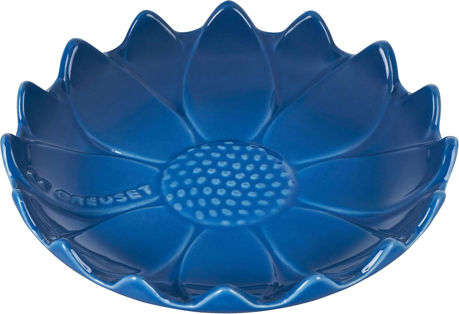 Le Creuset Soporte para cucharas con figura de flores de gres, Marsella