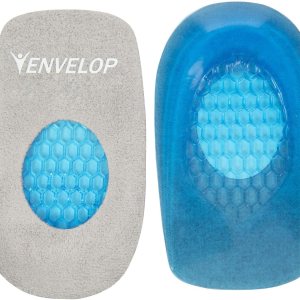 Copas de talón por Enwrap (par)  Cojines de talón de gel para espolón de talón y soporte de espolón óseo  Los insertos de gel para zapatos de Copas de talón por Enwrap (par)  Cojines de talón de gel para espolón de talón y soporte de espolón óseo  Los insertos de gel para zapatos de