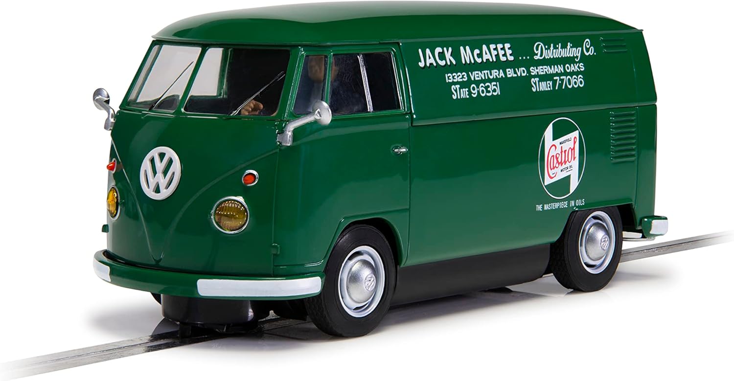 Scalextric Volkswagen T1b Van Castrol Jack McAffee Distribución Co 132 Rac Car C4303