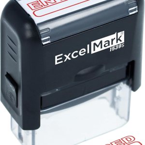 excelmark Entered SELF-INKING sello de huletinta roja (A1539) excelmark Entered SELF-INKING sello de huletinta roja (A1539)