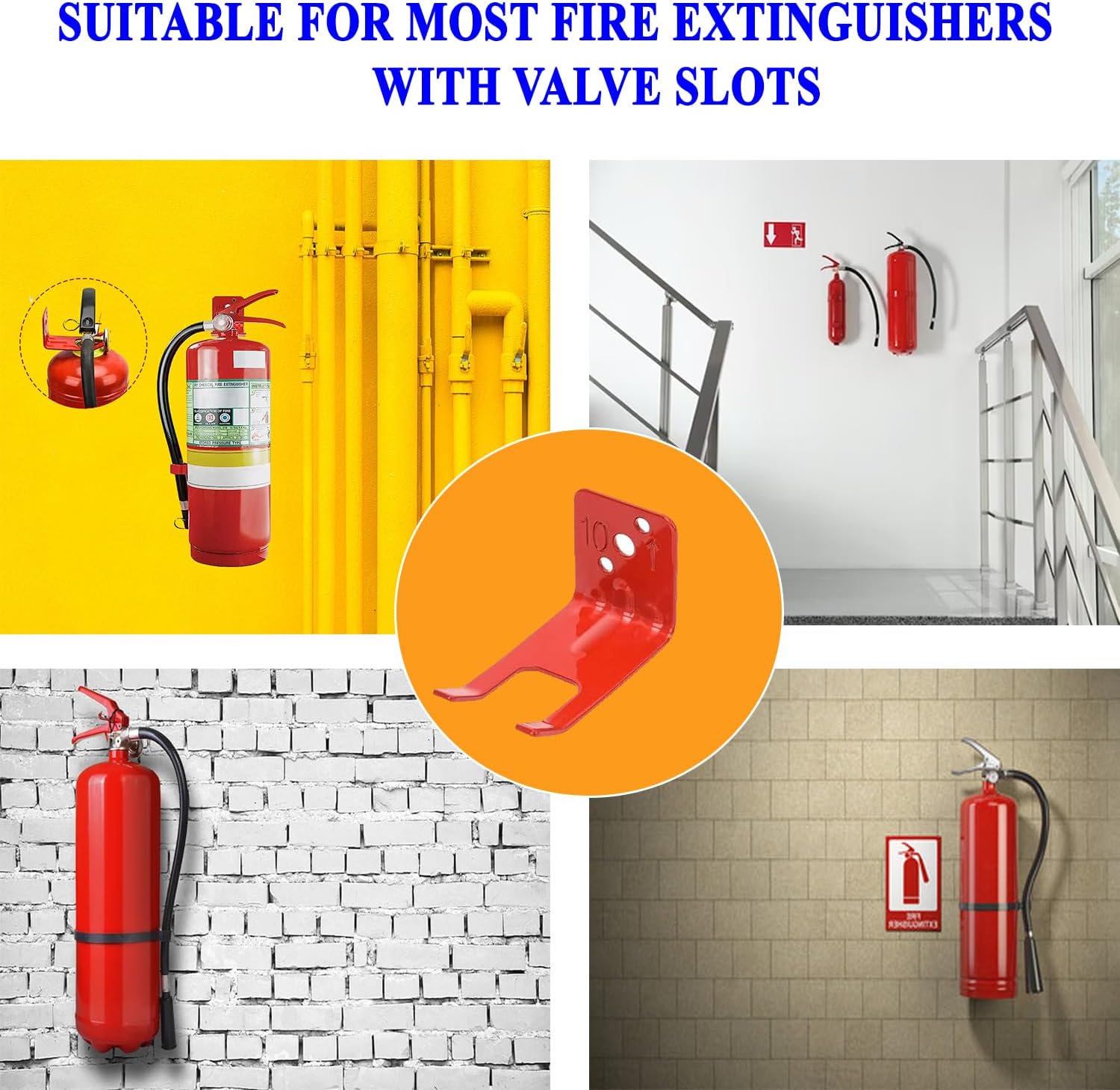 Soporte para extintor de incendios, soporte para extintor de incendios, soportes para extintores químicos de 5BL-13 libras, universal para todos los