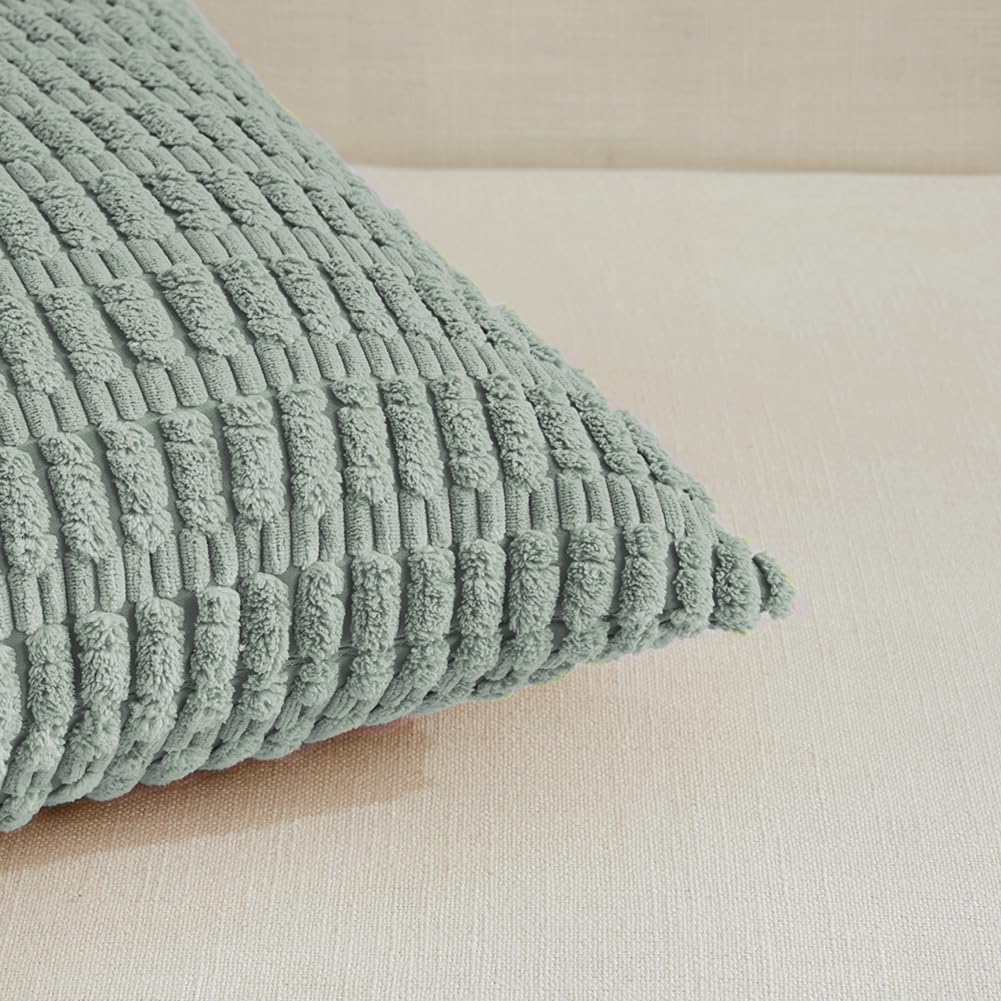 Fancy Homi – Paquete de 2 fundas de almohada decorativas para sala de estar, sofá cama, moderna casa de campo, decoración bohemia para el hogar,