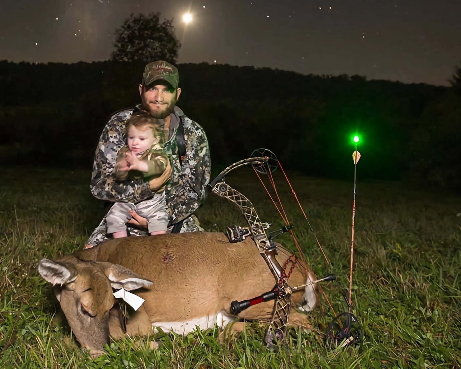 G X H S GT Lighted Nocks for Arrows with .165 .204 .233 .244 .246 Light up Knocks Archery illuminocks Compound Bow LED Arrow Nocks for Hunting
