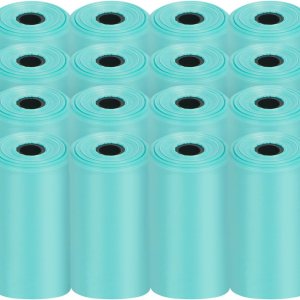 Toplive Rollos de bolsas para excrementos de perro, bolsas de basura para perros, extragruesas, fuertes, a prueba de fugas, 16 rollos (240 bolsas), Toplive Rollos de bolsas para excrementos de perro, bolsas de basura para perros, extragruesas, fuertes, a prueba de fugas, 16 rollos (240 bolsas),