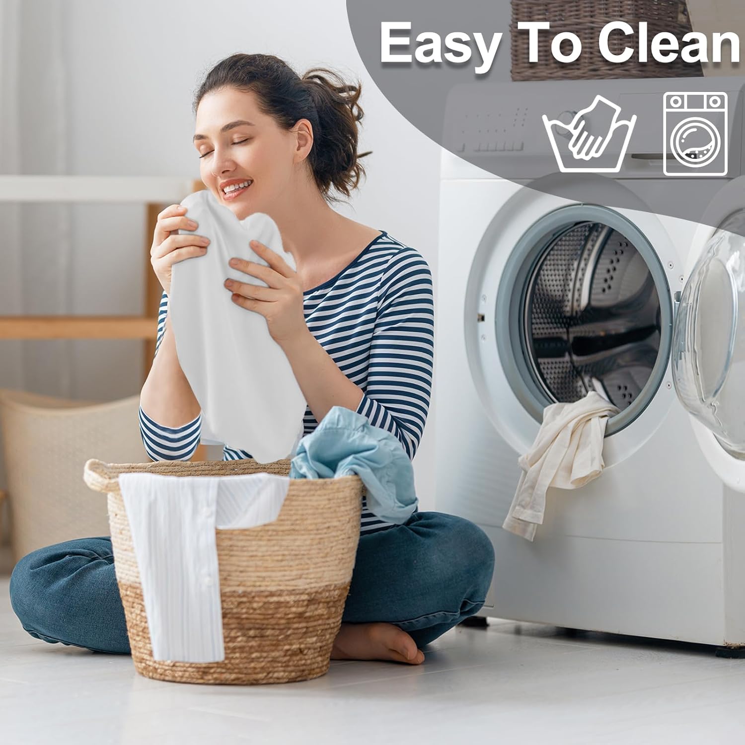 Funda elástica para tapa de inodoro de elastano, funda gruesa para asiento de inodoro para baño, funda de inodoro suave y lavable, se adapta a la