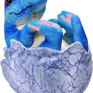 WILD REPUBLIC Dinosaurio bebé estegosaurio en un huevo, regalo para niños, juguete de peluche, relleno es hilado botellas de agua recicladas, 8 WILD REPUBLIC Dinosaurio bebé estegosaurio en un huevo, regalo para niños, juguete de peluche, relleno es hilado botellas de agua recicladas, 8