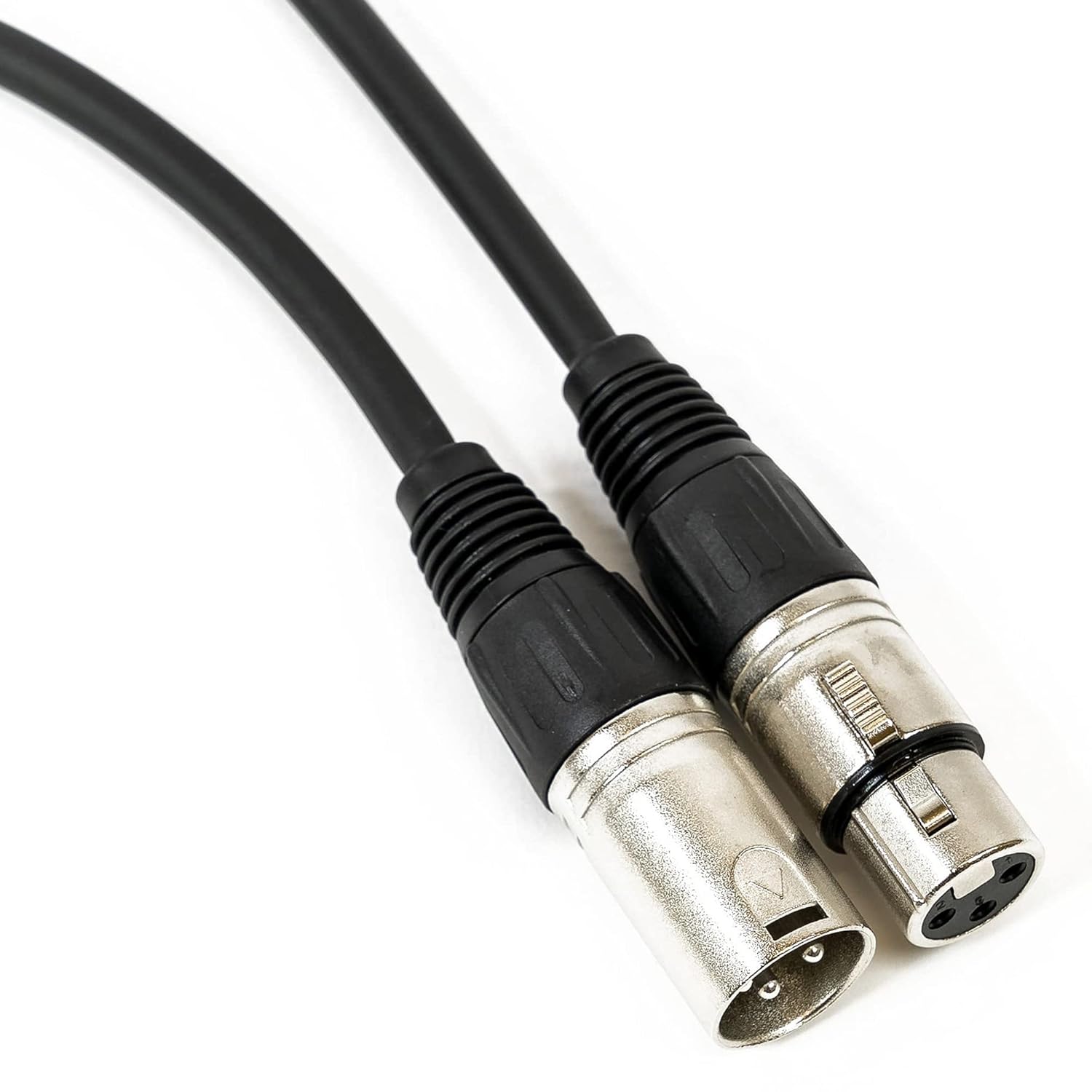 Gearlux Cable DMX de 50 pies de 3 pines macho a hembra, paquete individual
