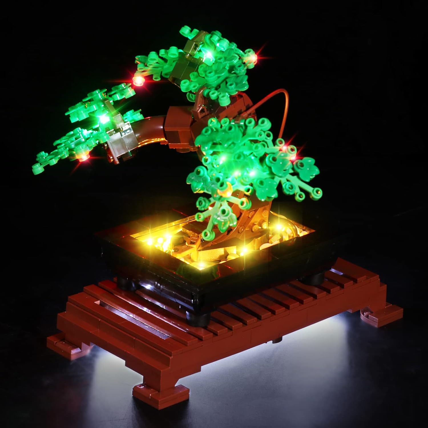 cooldac Kit de luces LED para árbol bonsái verde Lego 10281, kit de iluminación compatible con Lego 10281 (solo luces, sin modelos Lego)