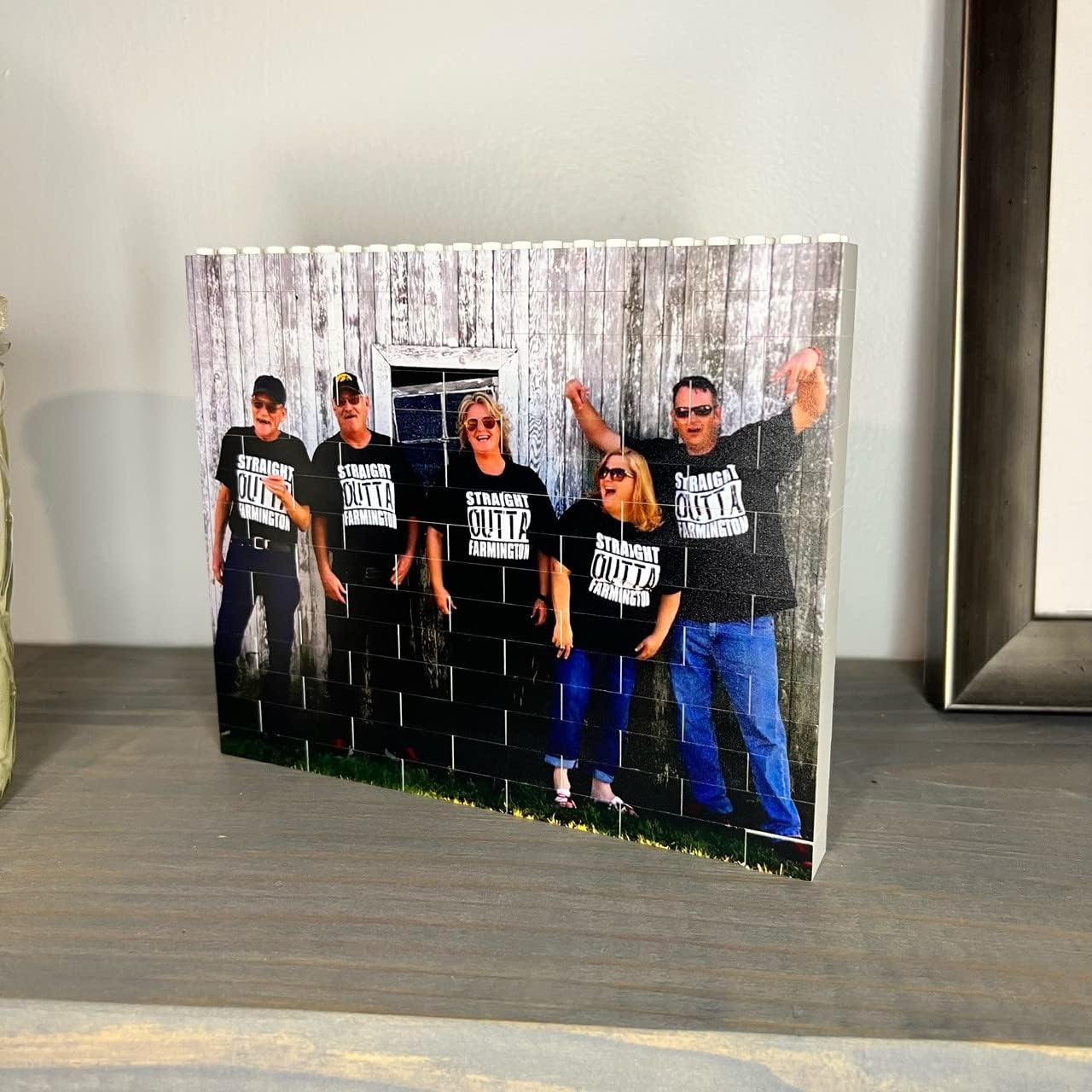 BRICK YOUR PIC Rompecabezas de fotos personalizado con bloques de construcción, regalos personalizados únicos para adultos, parejas, familiares o