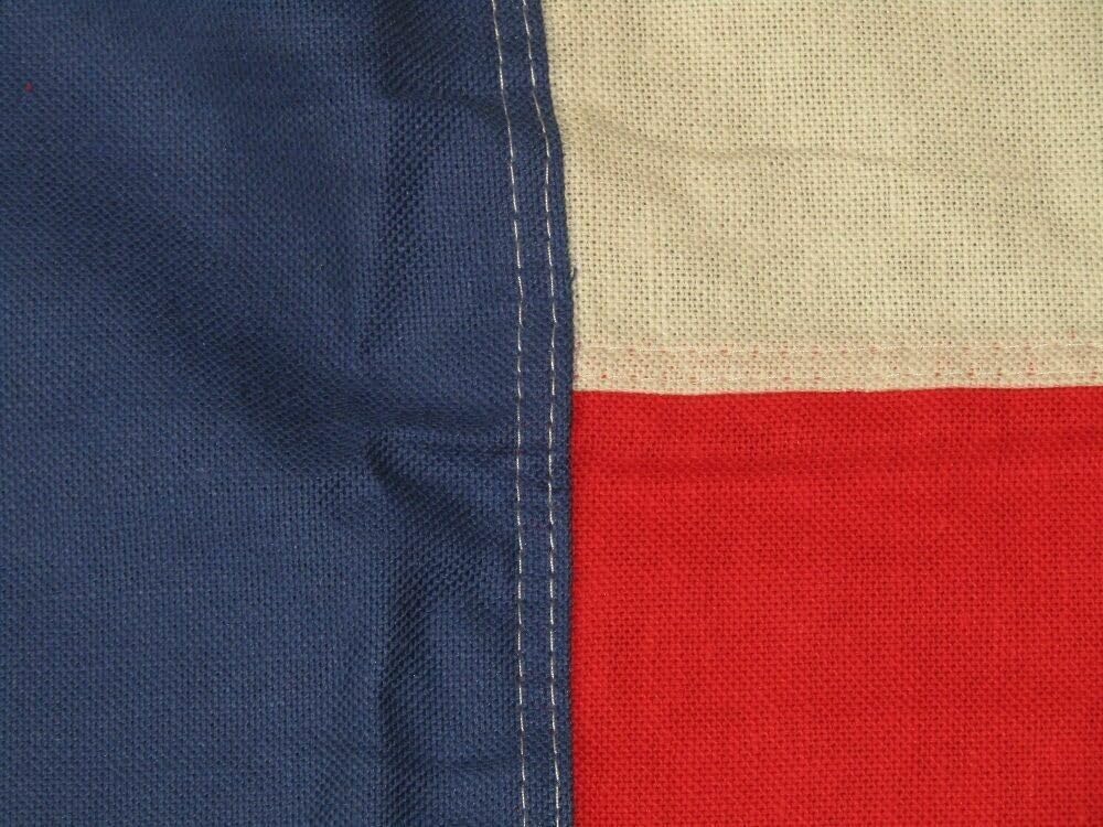 Premium 3×5 Embroidered State of Tea Stained Vintage 100% Cotton Flag 3’x5′