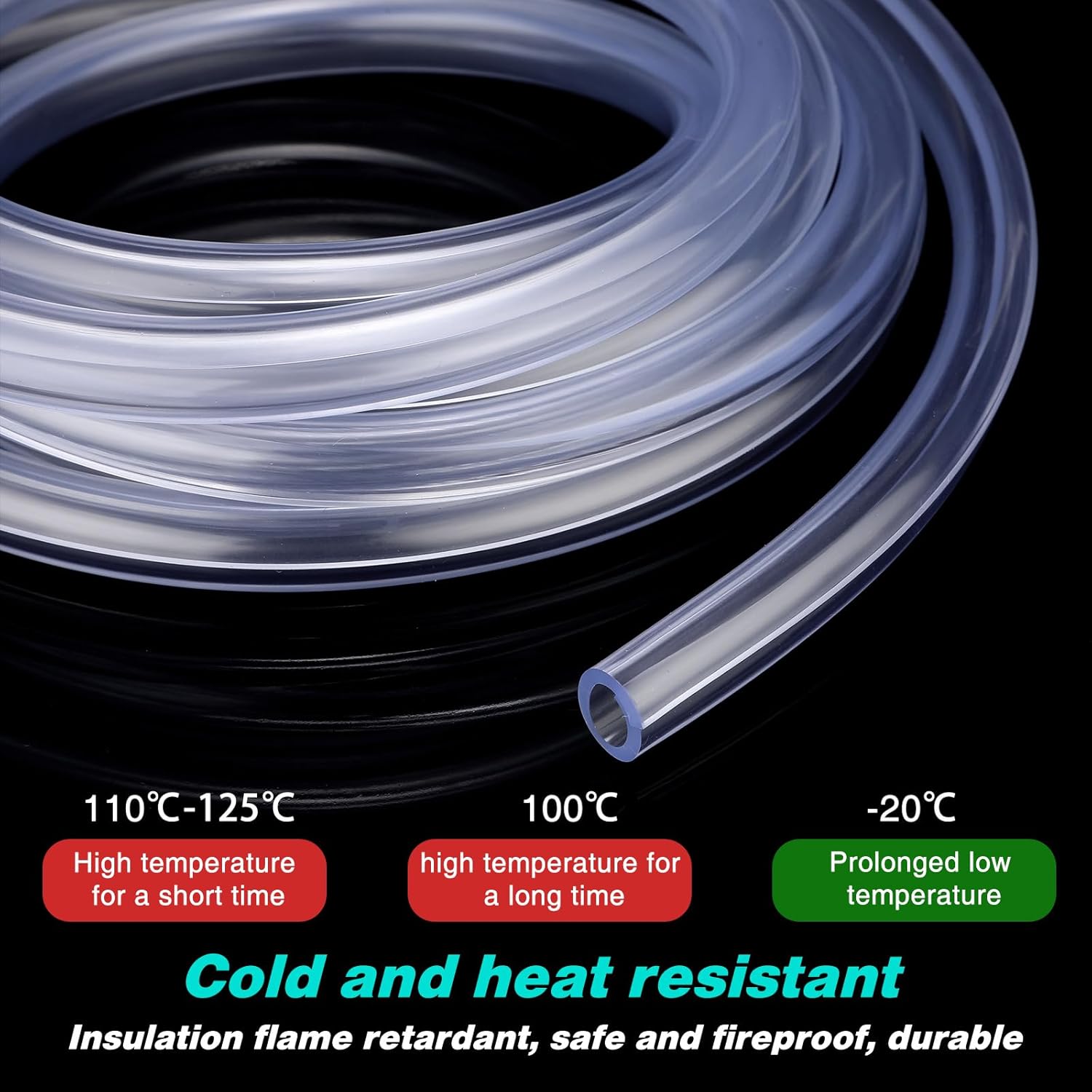 Protectores de cable flexible de PVC para evitar que los gatos masticen los cables, protector de cable eléctrico transparente, fundas de cable de