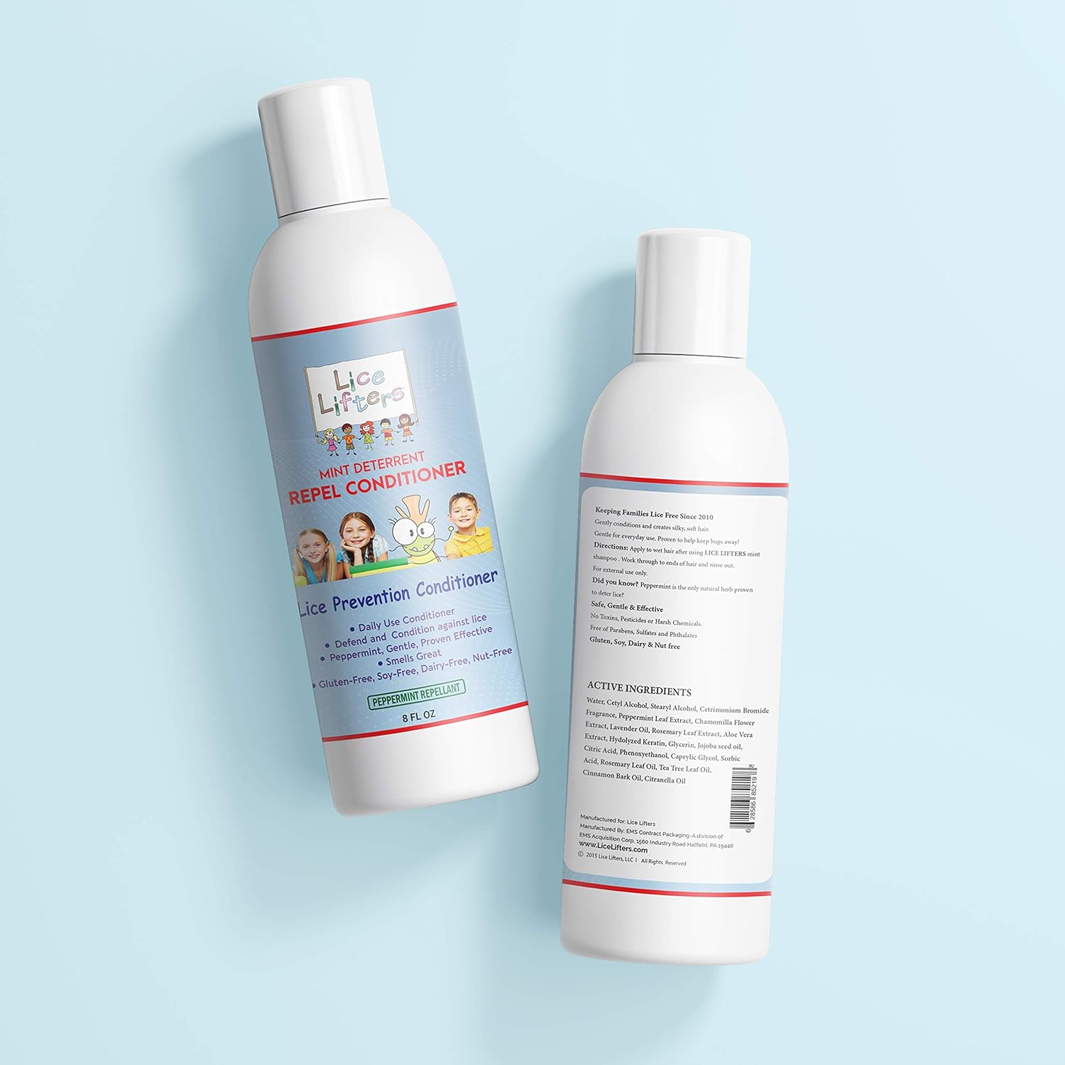 Champú y acondicionador para la prevención de piojos de Lice Lifters