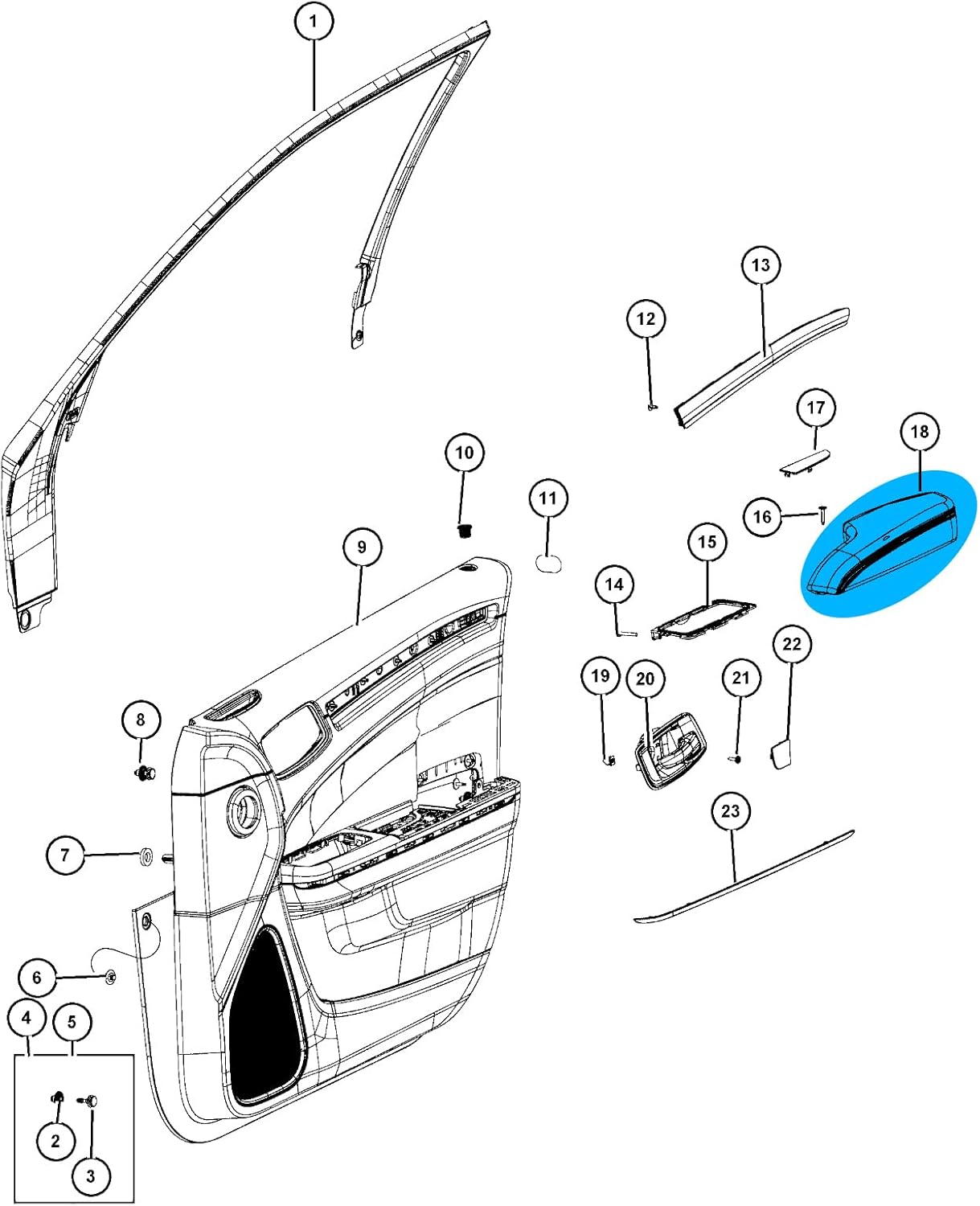 NHILES Reposabrazos del lado del conductor izquierdo compatible con Chrysler 300 Dodge Charger 2011-2023, reemplaza # 1WK37DX9AB