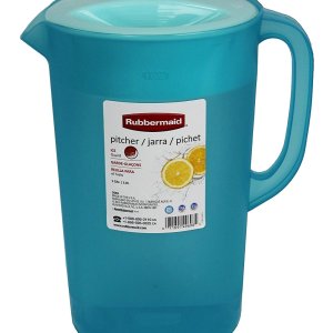 Rubbermaid Jarra de edición limitada apta para lavavajillas, 1 unidad (paquete de 1), color azul Rubbermaid Jarra de edición limitada apta para lavavajillas, 1 unidad (paquete de 1), color azul