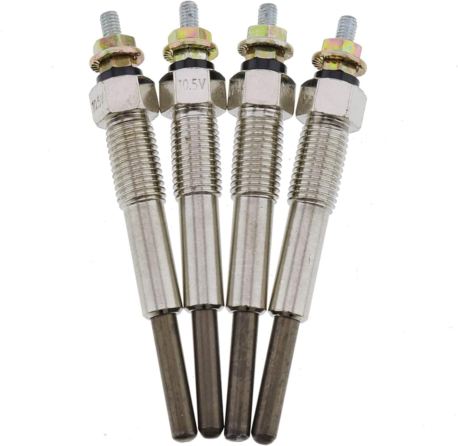 9-82511978-0 Bujía incandescente 4 unidades para motor diesel Isuzu C240 C240PKG C240PKJ C190 C201 C221 4BA1 D500 TLD23 3AA1