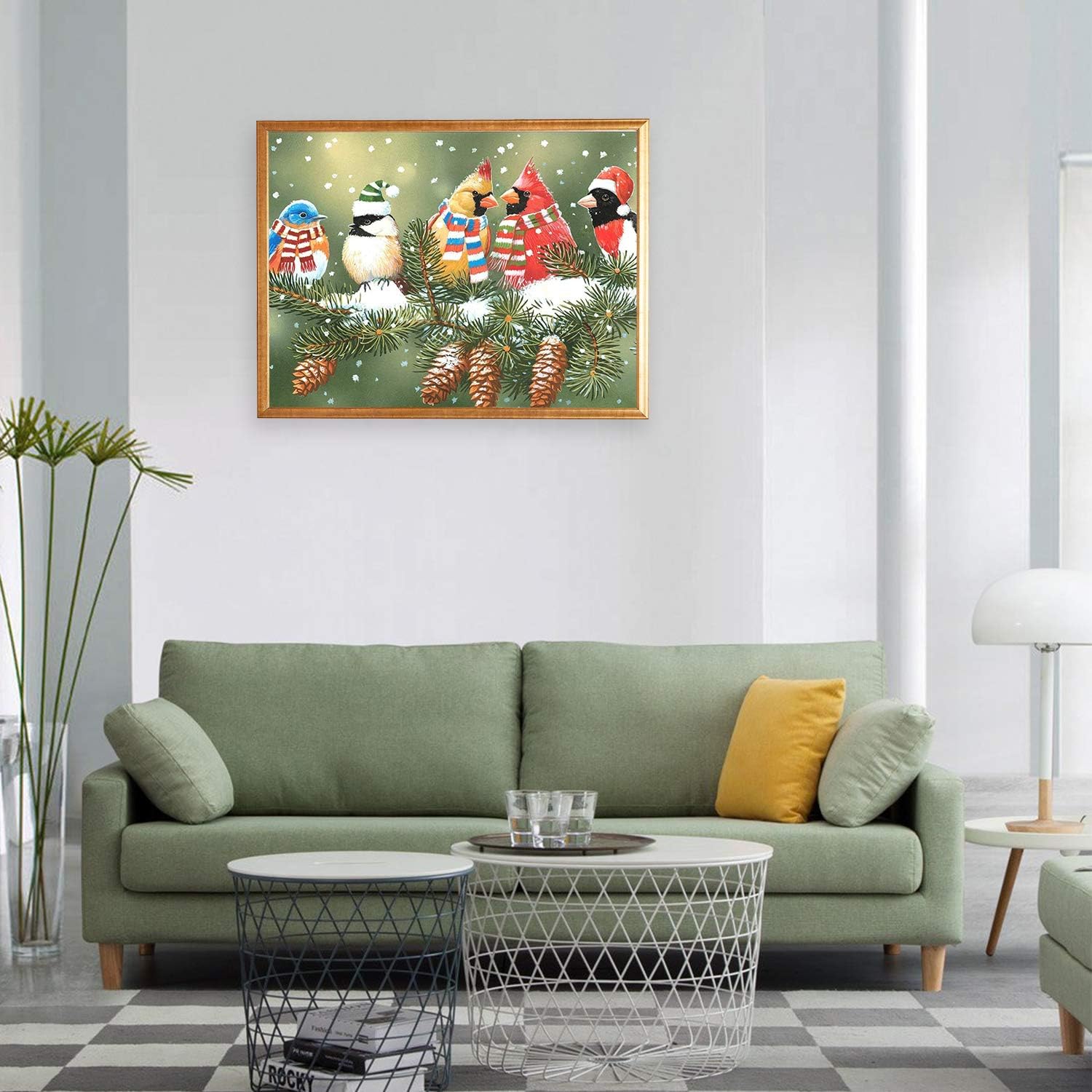 Tenei Pintura por números para adultos y niños, pintura al óleo, bricolaje, manualidades, juego de arte sobre lienzo, kit de color por números,