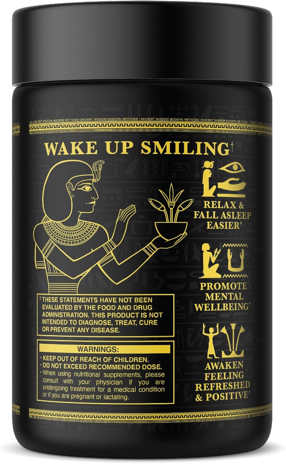 Ambrosia Ritual PM – Refuerzo para dormir profundo Fórmula natural clínicamente probada mejor que la melatonina – 60 cápsulas vegetales
