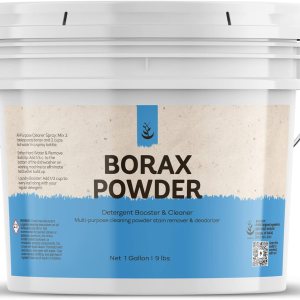Pure Original Ingredients Polvo de bórax (1 galón) Limpiador multiusos y potenciador de lavandería, desodorante y removedor de manchas Pure Original Ingredients Polvo de bórax (1 galón) Limpiador multiusos y potenciador de lavandería, desodorante y removedor de manchas
