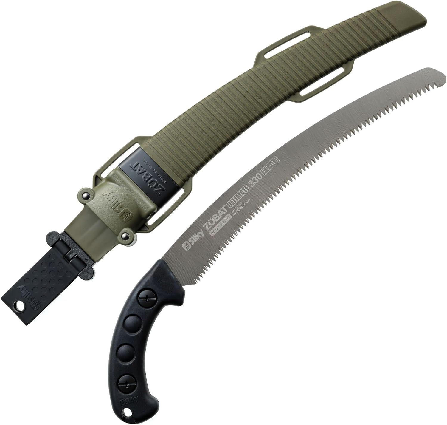 Silky ZUBAT Ultimate Professional – Sierra de mano curvada (12.992 in, dientes progresivos) (746-33)