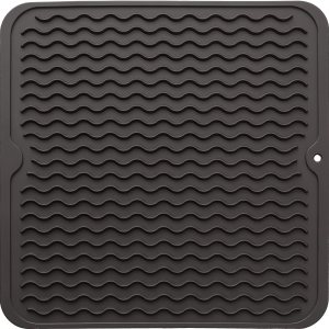 Tapete de silicona para secar platos para encimera de cocina, tapete ecológico de secado rápido, fácil de limpiar, tapete de secado multiuso, Tapete de silicona para secar platos para encimera de cocina, tapete ecológico de secado rápido, fácil de limpiar, tapete de secado multiuso,
