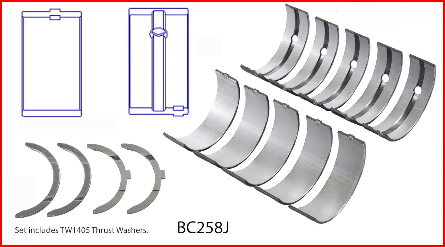 Kit de reconstrucción de reconstrucción del motor Compatible con 1983-1984 Toyota Truck 4Runner 2.4L SOHC 22R 22RE