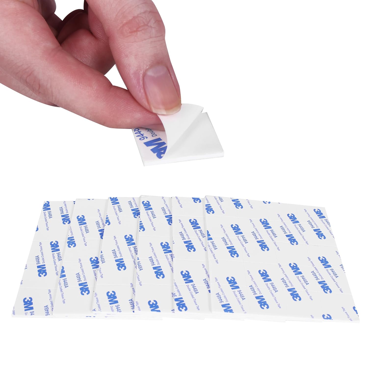 100 almohadillas de espuma adhesivas de montaje fuertes y resistentes, cinta de espuma impermeable de doble cara, para matrícula de automóvil,