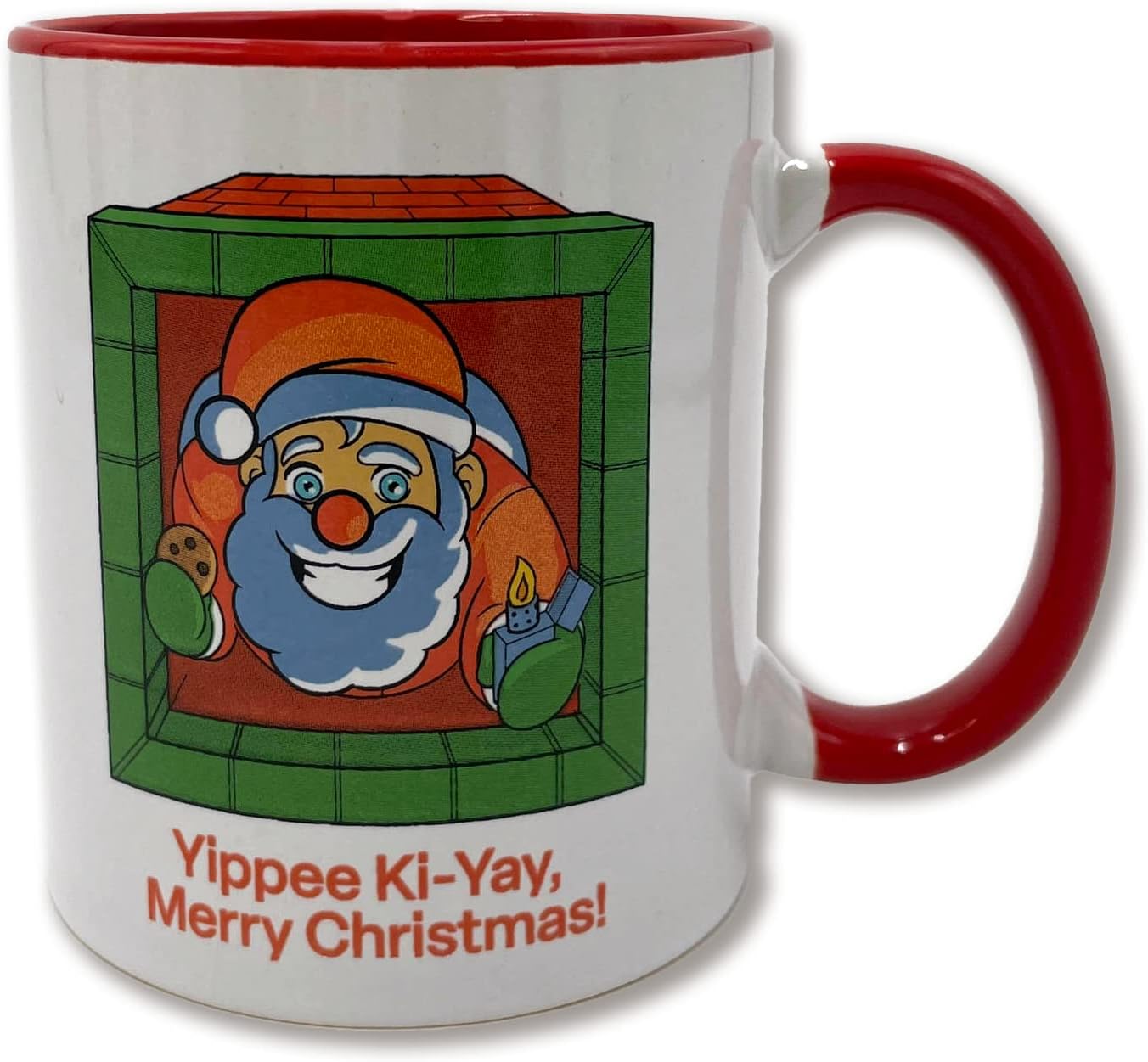 Taza de Navidad Geek, taza de cerámica de Navidad de 11 onzas, taza dura para regalo de película