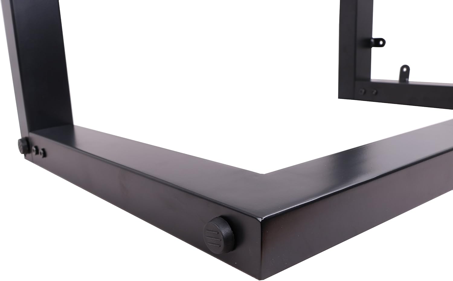 Patas de mesa de comedor de 34 pulgadas, patas de mesa de acero en forma de L, patas de mesa de estilo rústico, patas de mesa de oficina, patas de
