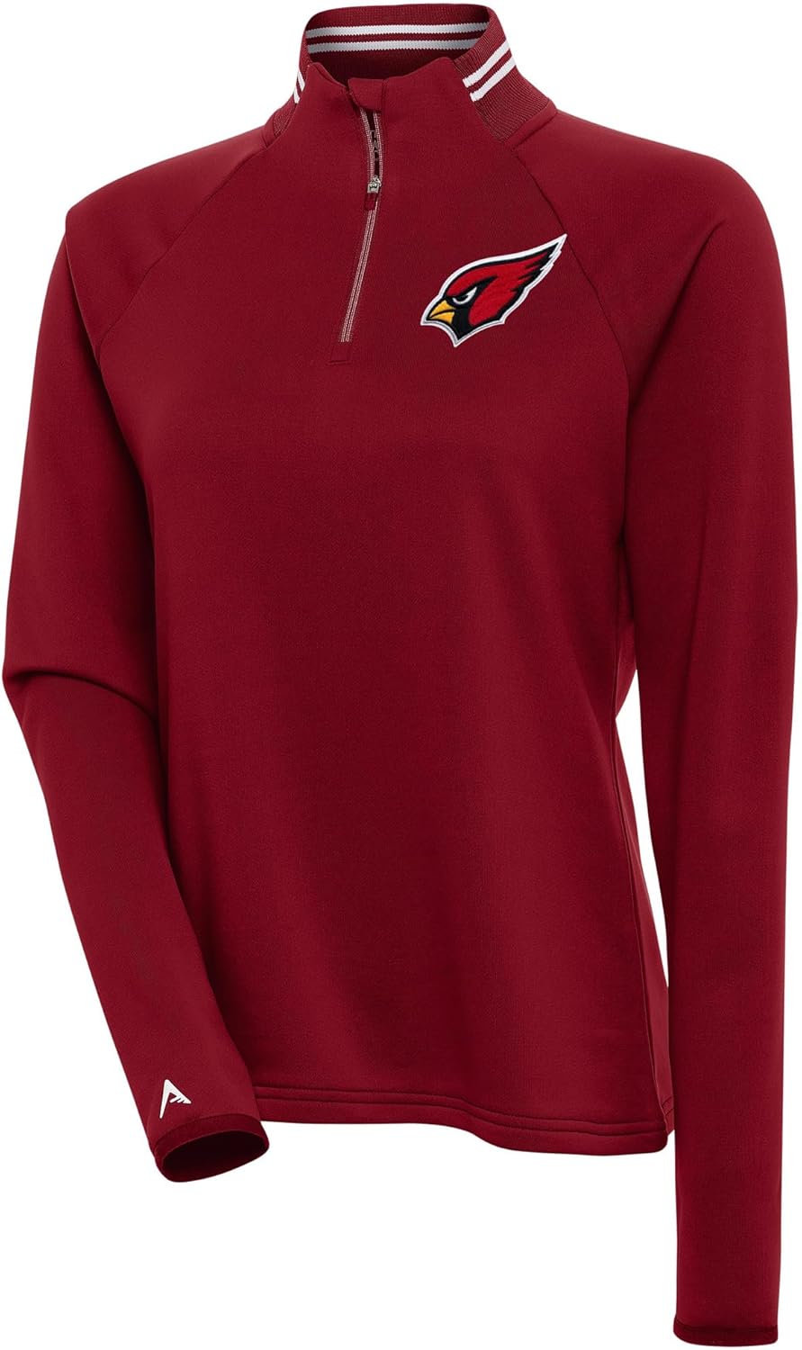 Antigua NFL Milo – Sudadera con cremallera de un cuarto para mujer