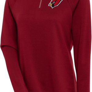 Antigua NFL Milo – Sudadera con cremallera de un cuarto para mujer Antigua NFL Milo – Sudadera con cremallera de un cuarto para mujer