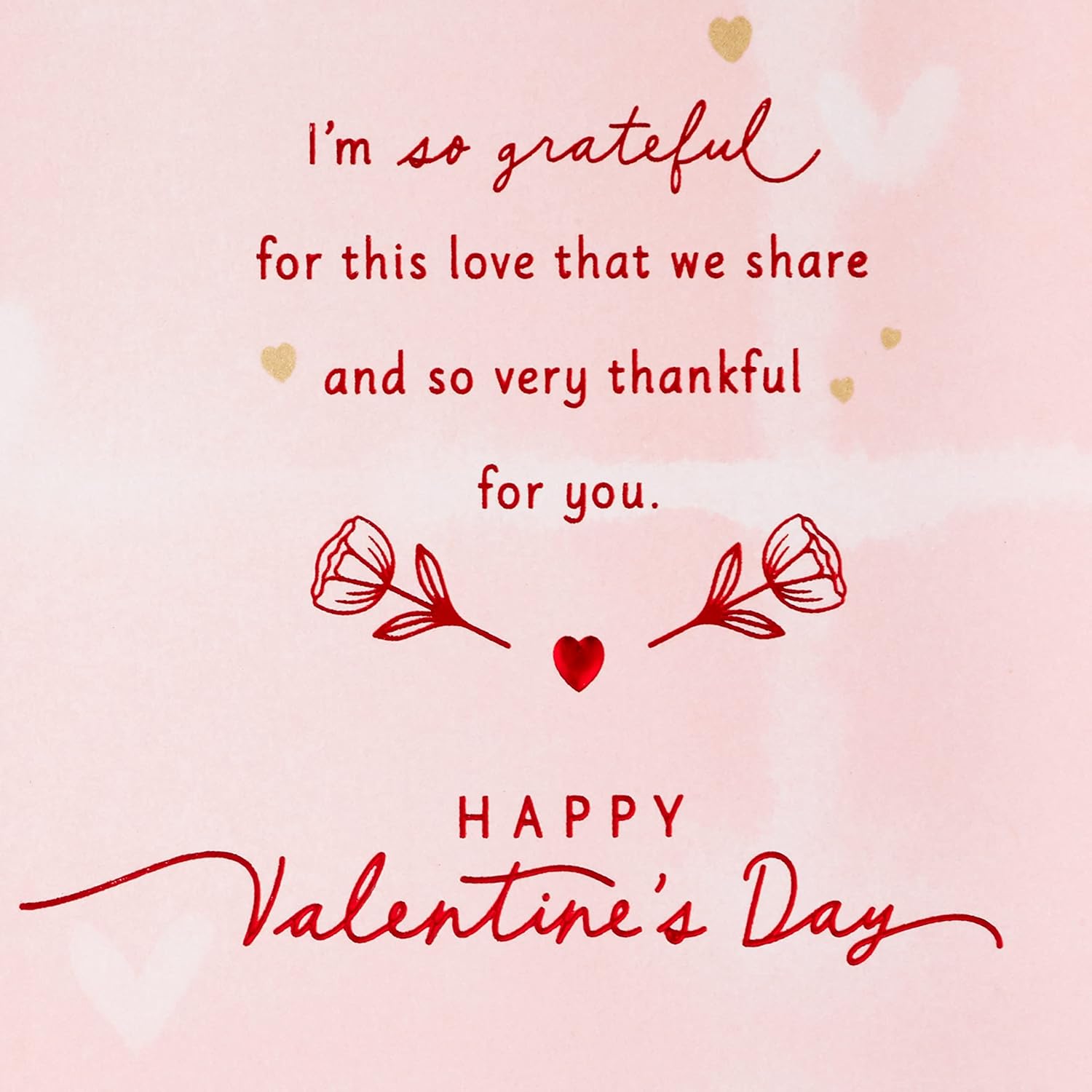 Hallmark Tarjeta de San Valentín para esposa (felicidad y trabajo duro)