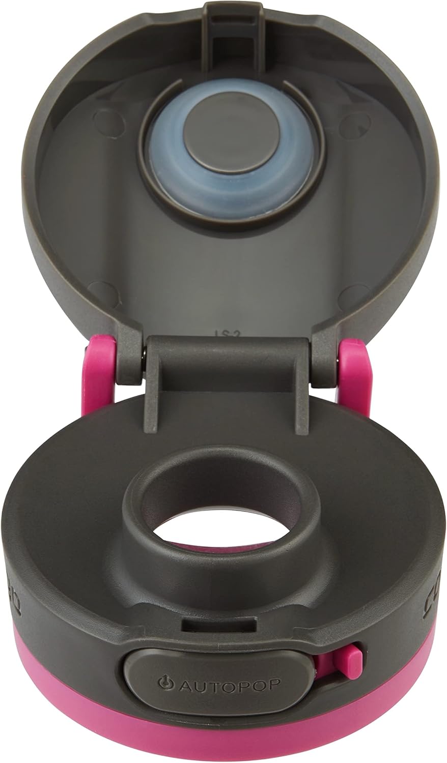 Contigo Jackson 2.0 Botella de agua de plástico sin BPA con tapa a prueba de fugas, diseño de boca con tapa y asa intercambiables, apta para