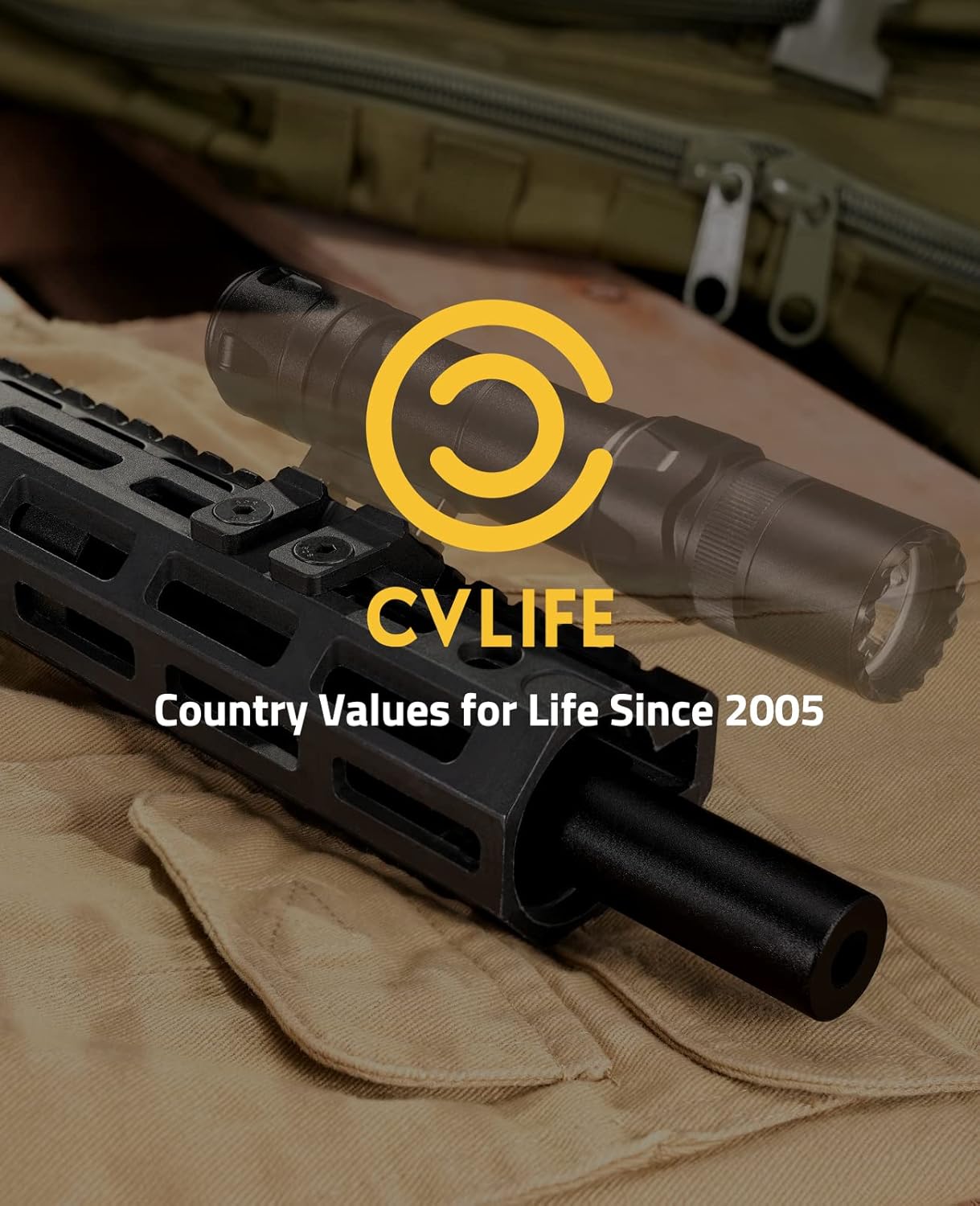CVLIFE Soporte de riel M para linterna táctica, 45 grados compatible con Streamlight Protac SeriesSurefire M300M600 Series