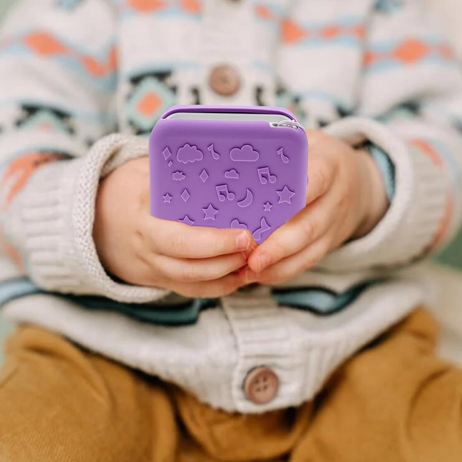 LeoTube Funda de silicona para Yoto Mini Player, funda protectora de silicona compatible con mini altavoz Bluetooth (solo funda de silicona, máquina