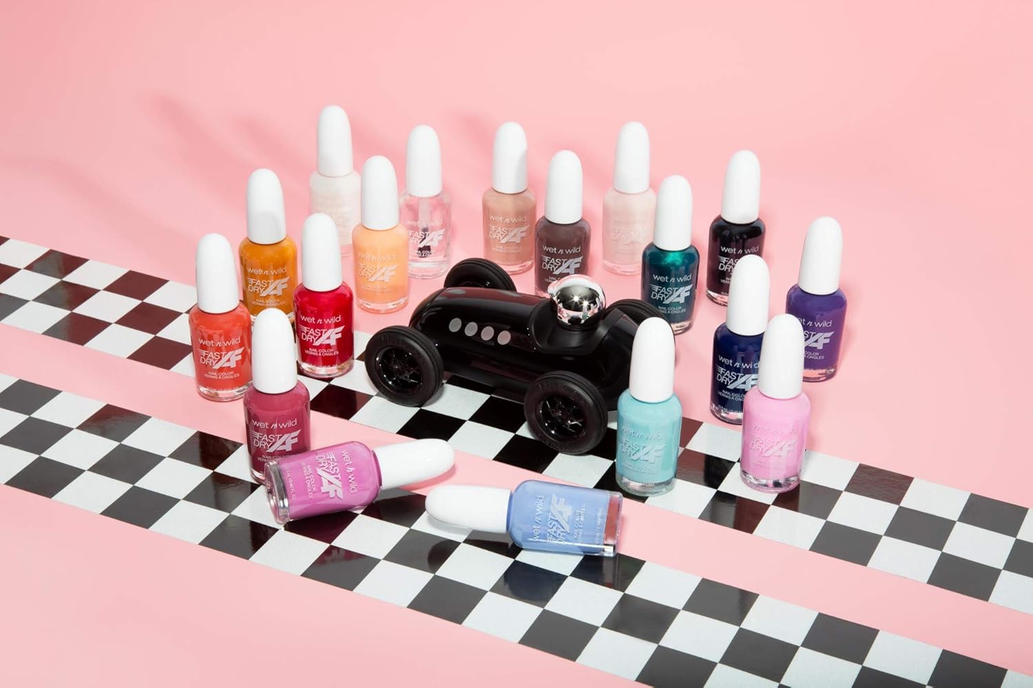 Esmalte de uñas Wet n Wild de secado rápido AF, de larga duración