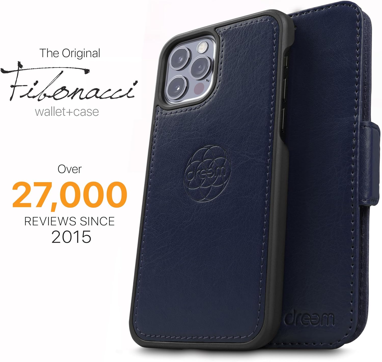 Dreem – Funda y cartera Fibonacci 2 en 1 para iPhone