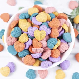 100 abalorios redondos de plástico con forma de estrella y corazón pequeño, adornos de cabujones de espalda plana, adornos para hacer joyas, 100 abalorios redondos de plástico con forma de estrella y corazón pequeño, adornos de cabujones de espalda plana, adornos para hacer joyas,