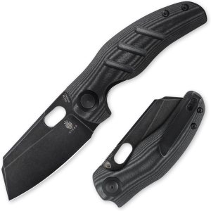 Kizer Cuchillos de bolsillo Sheepdog, cuchillo EDC con clip (negro) Kizer Cuchillos de bolsillo Sheepdog, cuchillo EDC con clip (negro)
