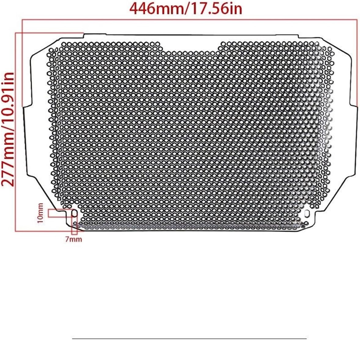 ROBAUN Radiator Protective Grille Motorcycle Accessories Radiator Grille Guard Cover Tank Cooler Fit for Kawasaki Z900 2017-2019 2020 2021 Radiator