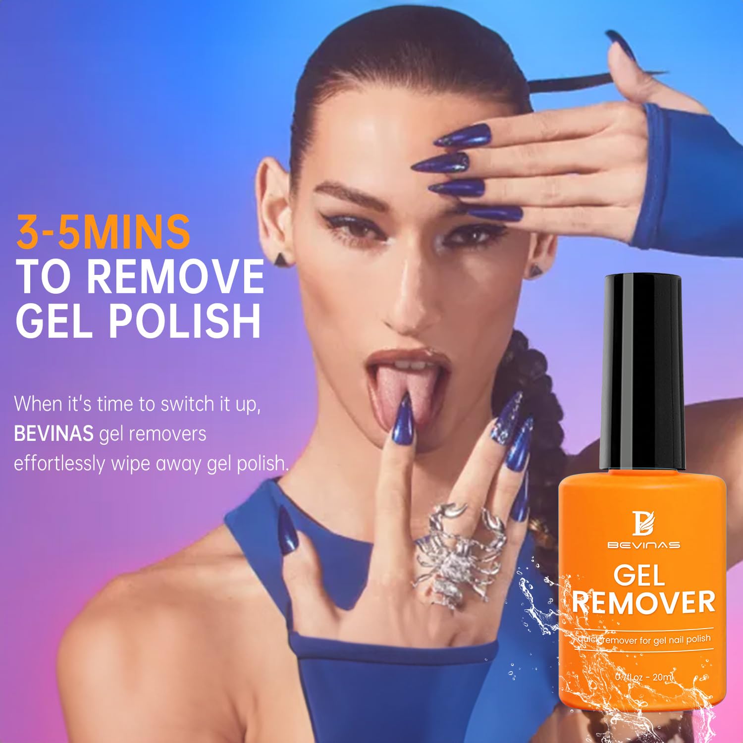 Removedor de gel y látex de uñas para uñas, removedor de esmalte de uñas, juego de removedor de esmalte de uñas, cinta de látex de gel y látex de