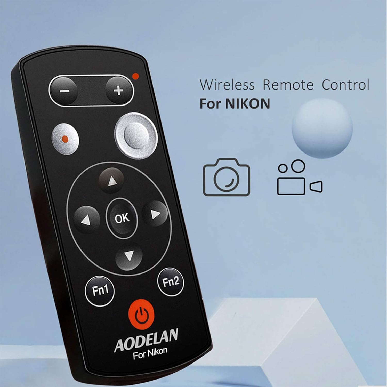 AODELAN Mando a distancia inalámbrico para Nikon COOLPIX P1000 Z50 B600 A1000 P950 Z50 Z6 II Z7 II Z fc Zfc Accesorios de repuesto ML-L7