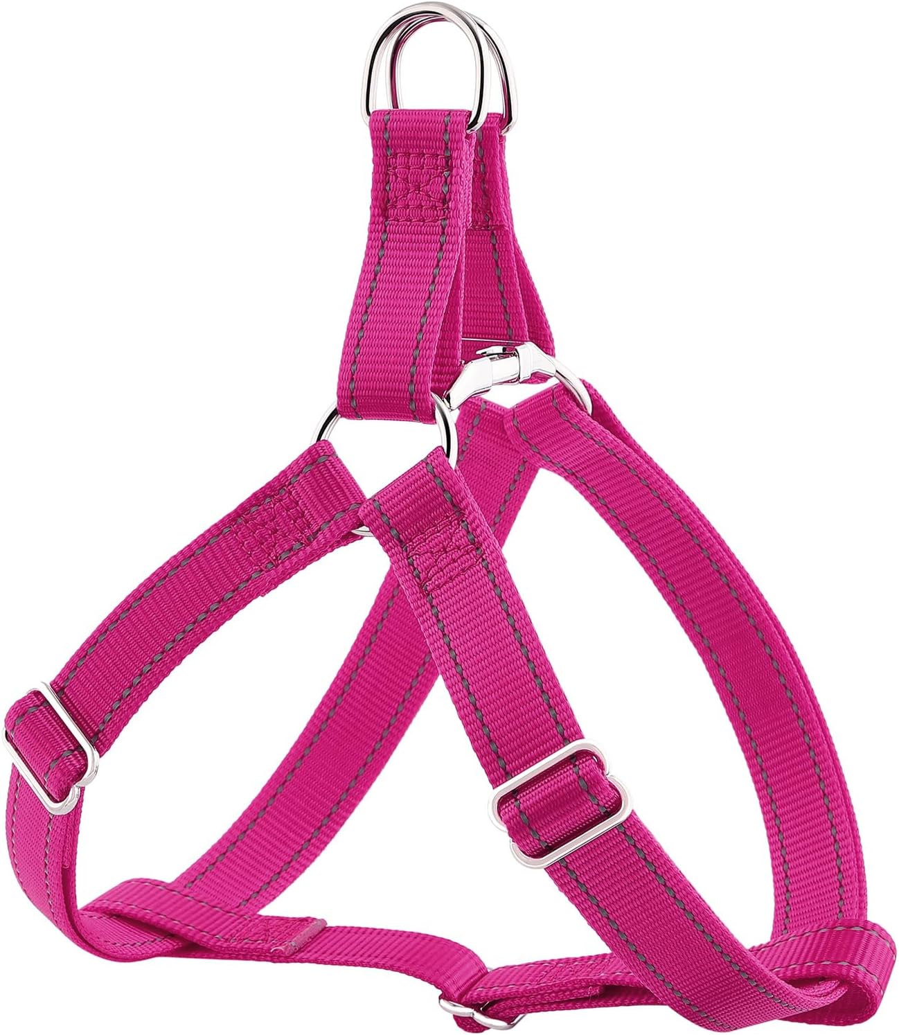 Plutus Pet Step in Arnés para perro, reflectante, ajustable y seguro con hebillas de metal, arnés para perro de fácil paseo para cachorros, perros