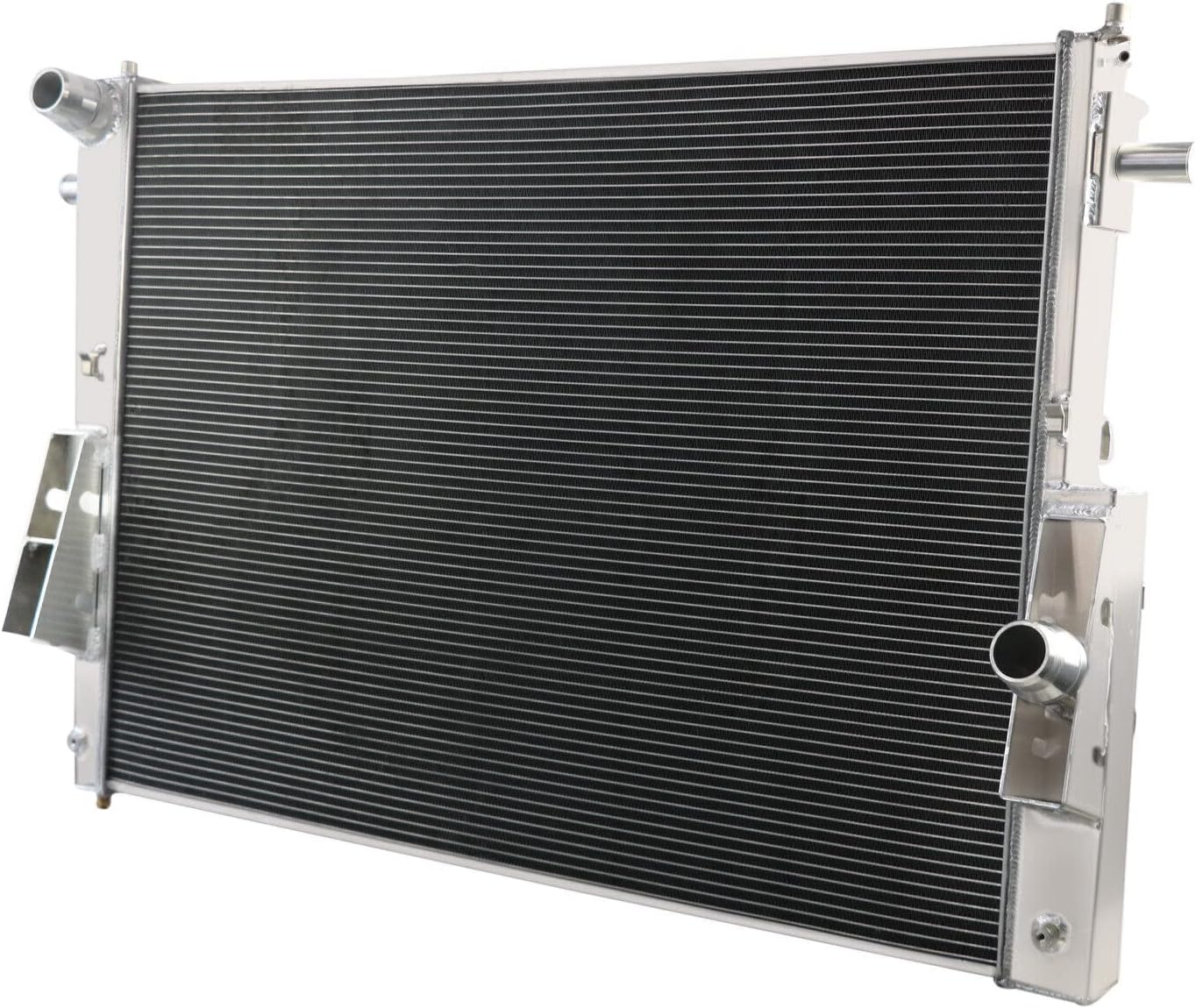 Radiador de aluminio de 3 filas compatible con Ford F250 F350 F450 F550 Powerstroke 6.4L diésel, todo radiador de aluminio