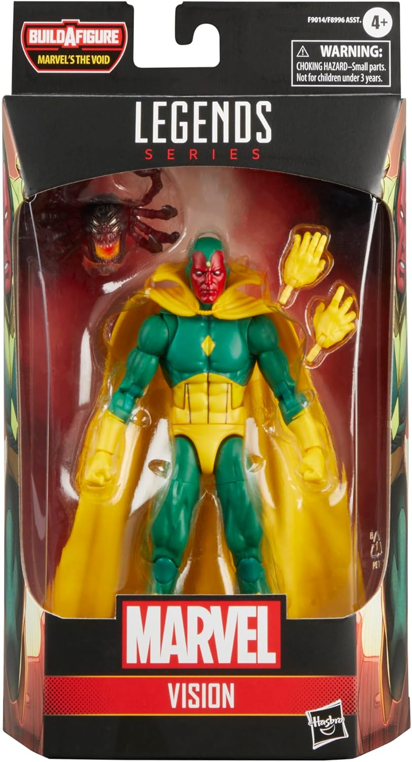 Marvel Legends Series Vision, Comics Figura de acción coleccionable de 6 pulgadas