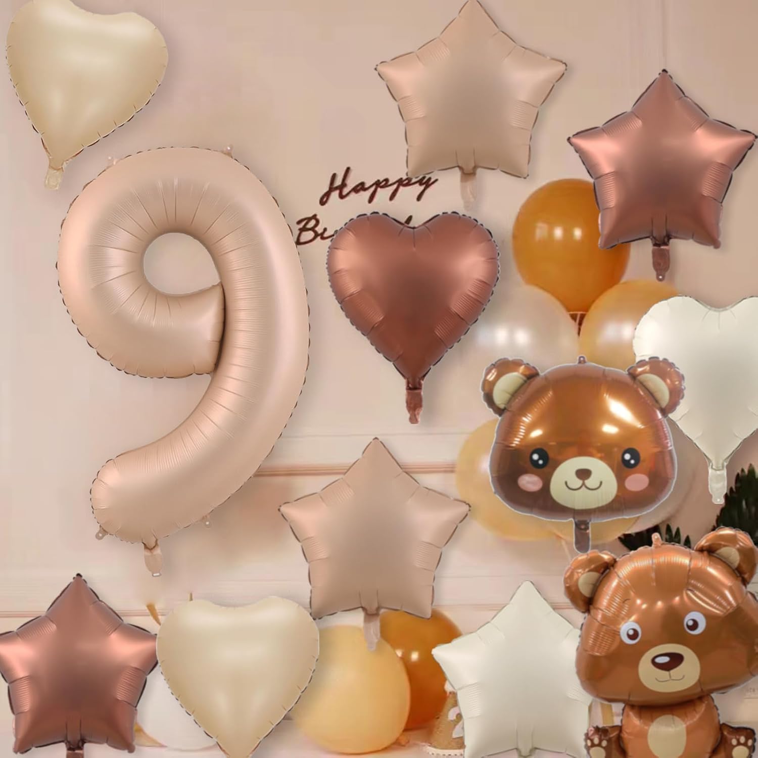 23 globos de oso, globos de oso de 40 pulgadas, globos de oso de peluche de 40 pulgadas, globos de cumpleaños, globos de aluminio de animales para