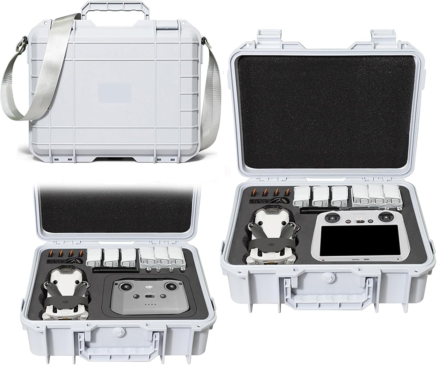 Funda rígida Mini 4 Pro, resistente a la presión impermeable para DJI Mini 4 Pro Drone Accesorios, Compatible con control remoto RC 2RC-N2