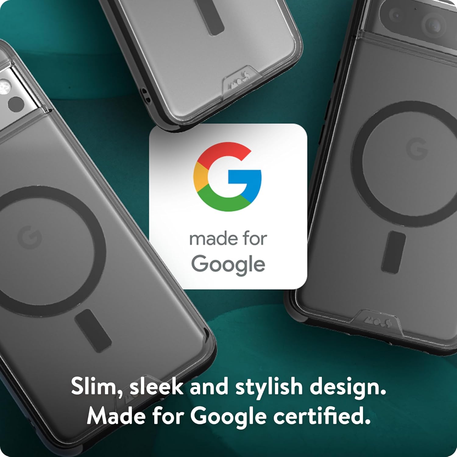 Mous Funda para Google Pixel 8 Pro compatible con MagSafe Clear  Clarity 2.0  Funda protectora para Pixel 8 Pro  Resistente a los arañazos, diseño